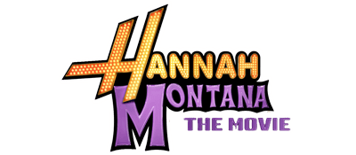 Hannah Montana: The Movie title screen for Wii